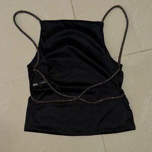 Zara Elegant Black Camisole